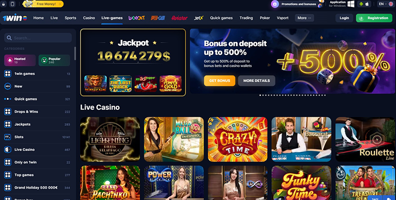 1win Póker De Video Online