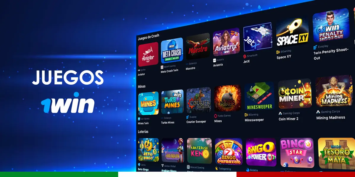 Los mejores juegos de 1win MX Casino
