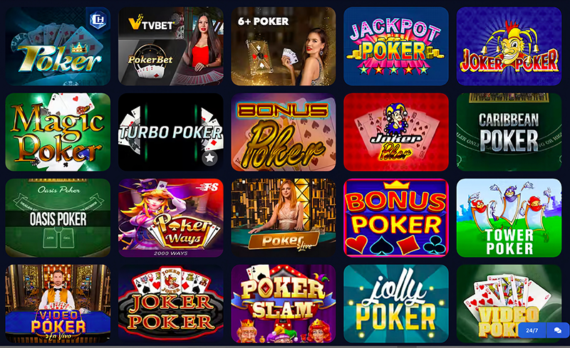 juegos de poker 1win