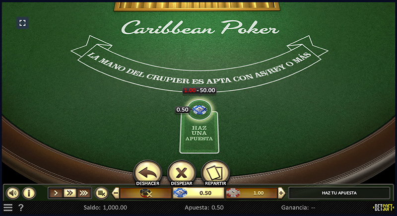 Mesa de Poker 1win
