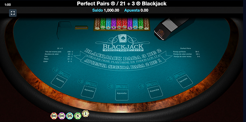 Perfect Pairs blackjack Perfect Pairs blackjack