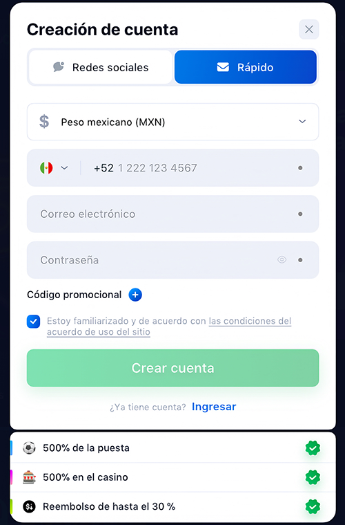 registro 1win