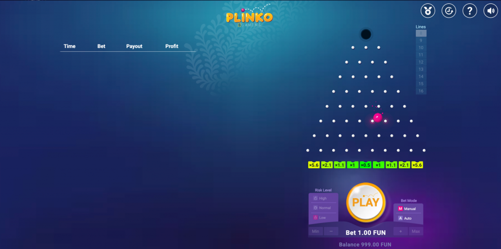 1win plinko